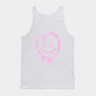 Squiggly smiley face Tank Top